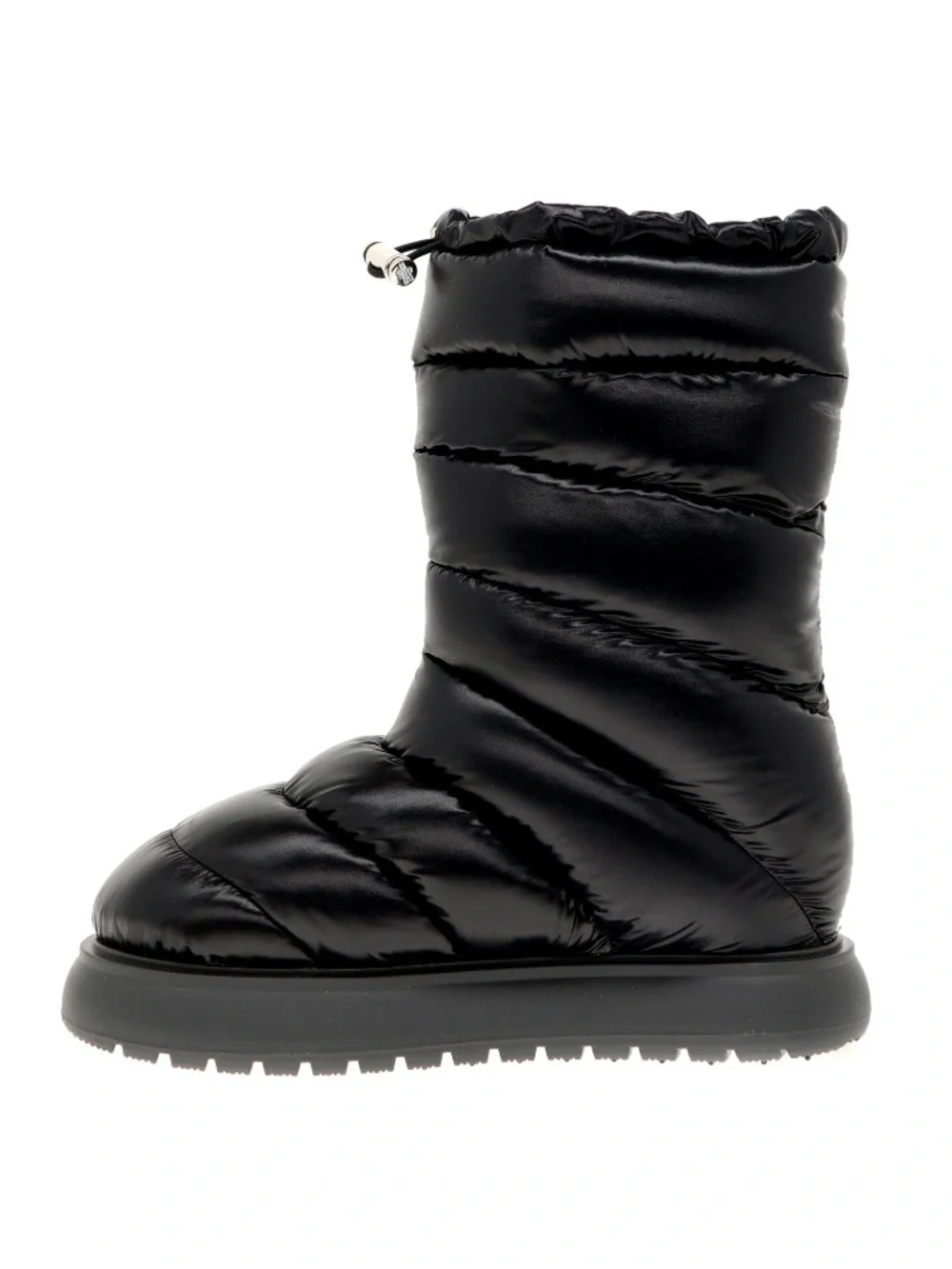 Moncler Gaia Pocket Quilted Snow Boots Black Size 37 New